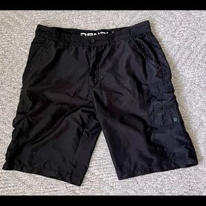 Size 36 black Denali shorts